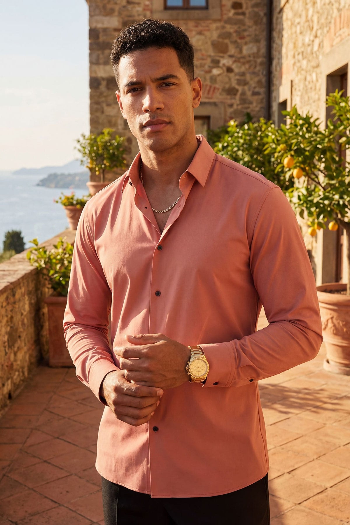Men's Astro Dust Stretch Dress Shirt - view 1