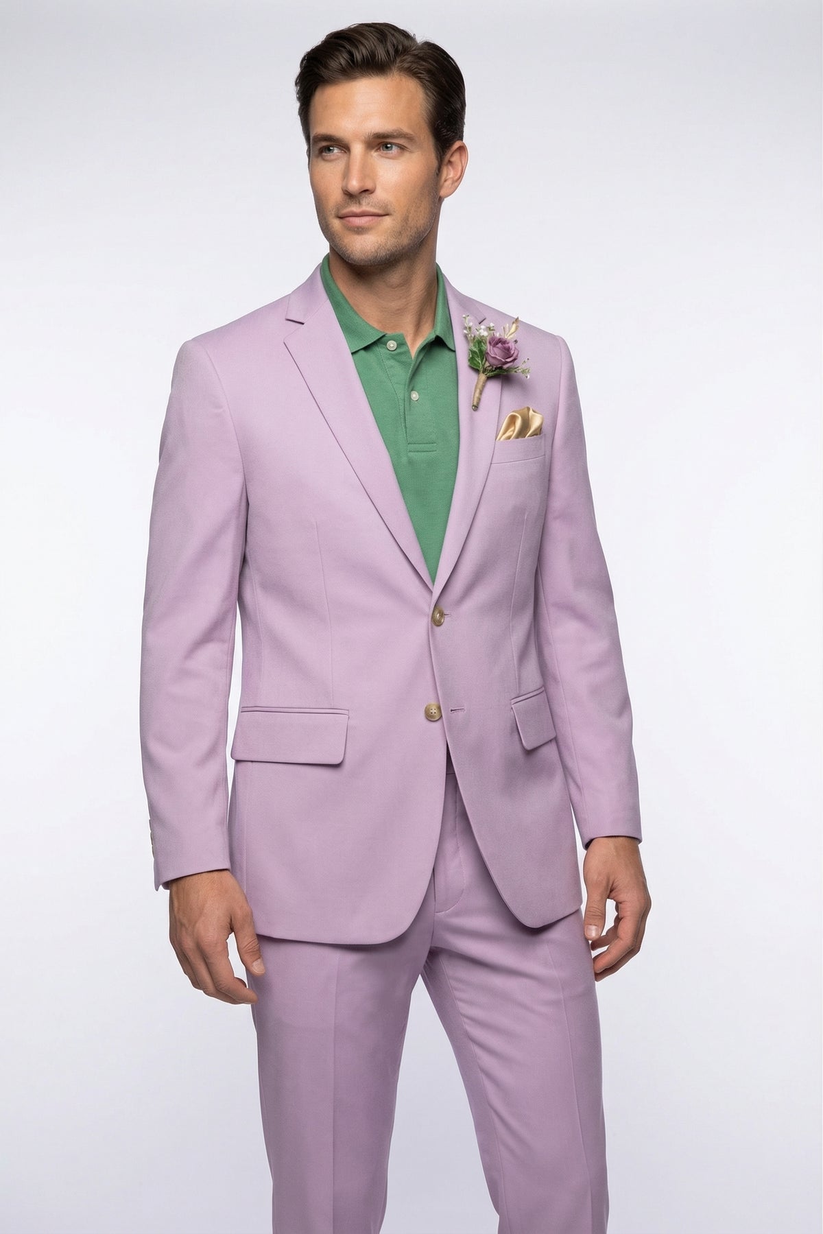 Men's Lavender Motion Stretch Suit - view 1
