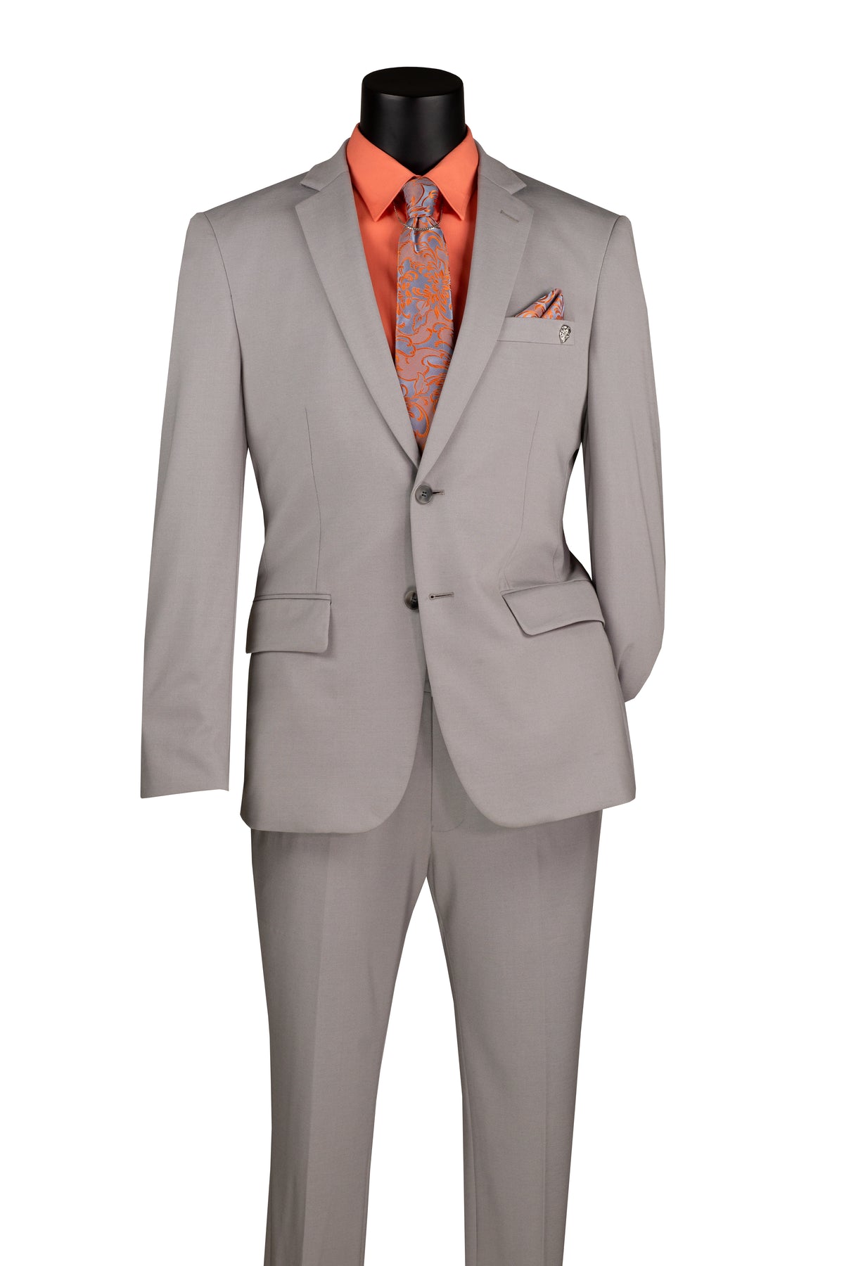 Men's Silver Motion Stretch Suit - view 2