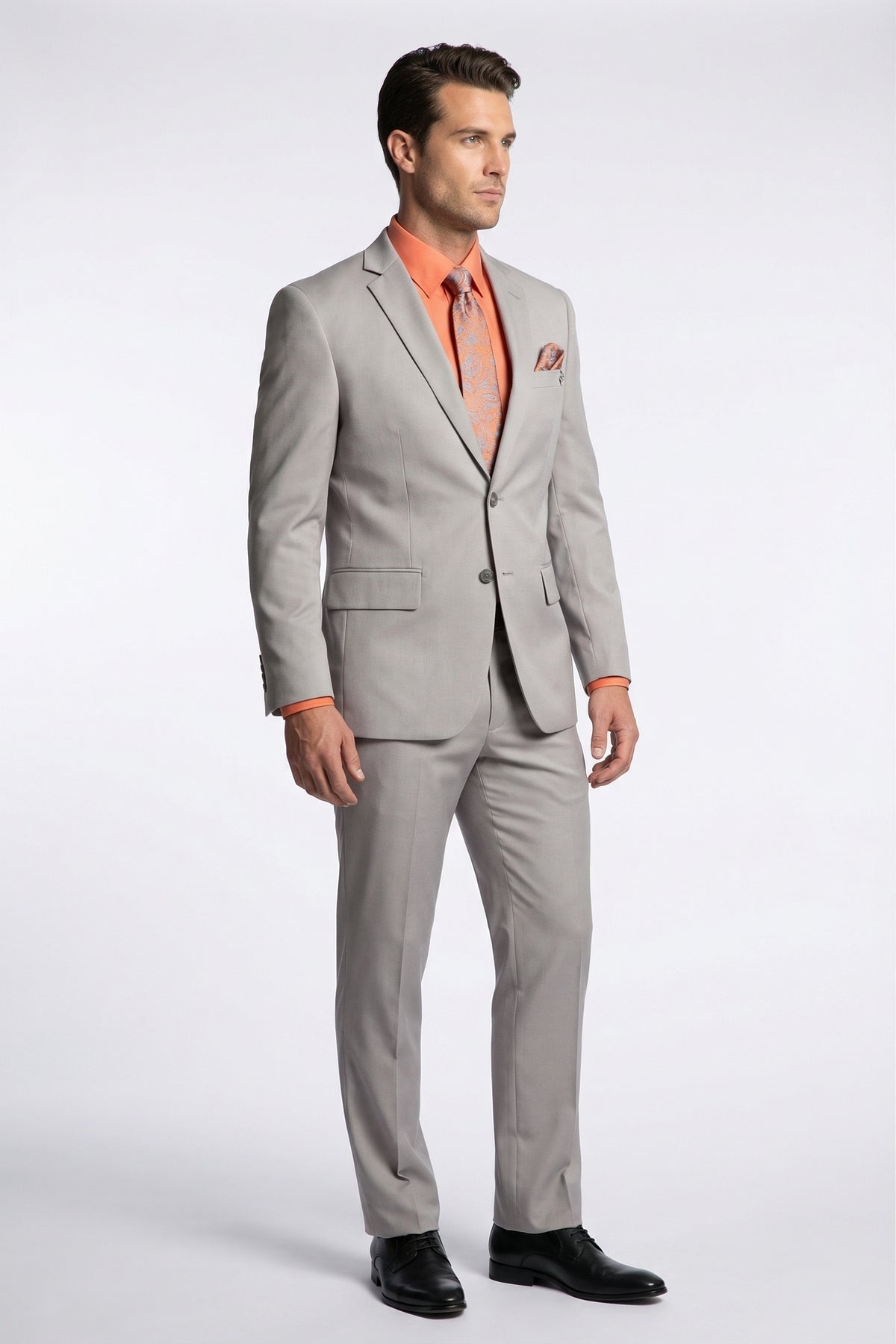 Men's Silver Motion Stretch Suit - view 1